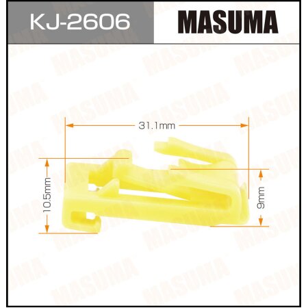 Retainer clip Masuma plastic, KJ-2606