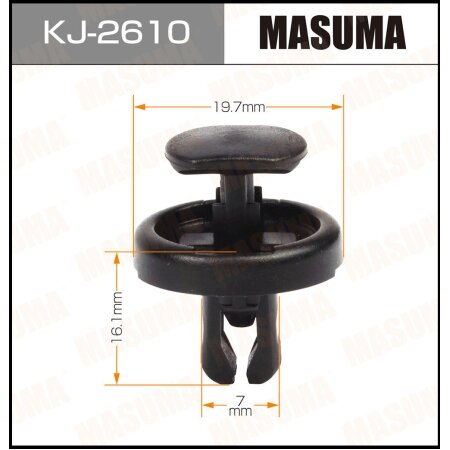 Retainer clip Masuma plastic, KJ-2610