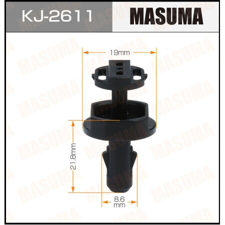 Retainer clip Masuma plastic, KJ-2611