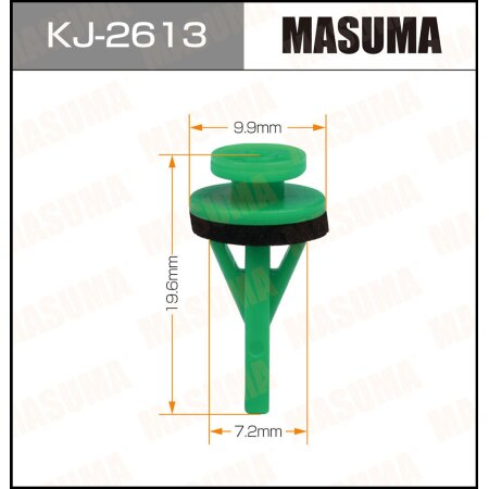 Retainer clip Masuma plastic, KJ-2613