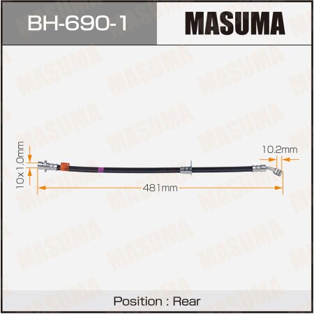 Brake hose Masuma, BH-690-1