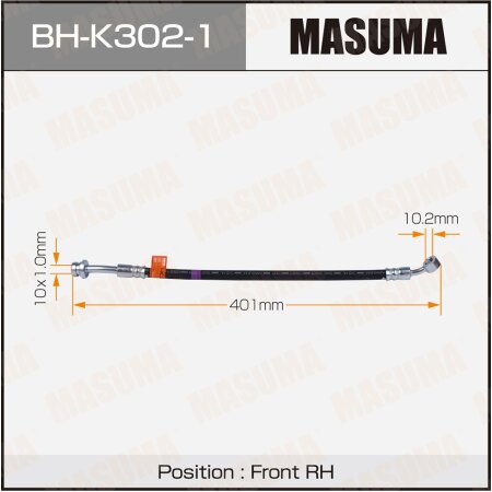 Brake hose Masuma, BH-K302-1