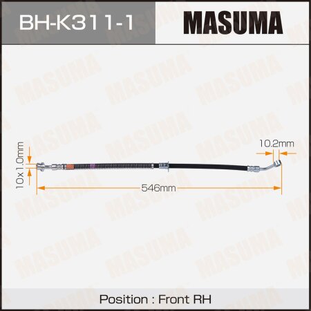 Brake hose Masuma, BH-K311-1