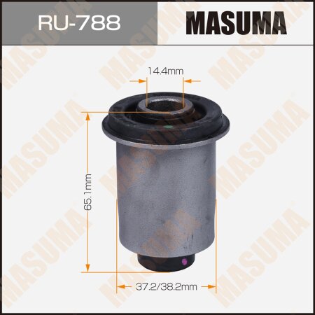 Silent block suspension bush Masuma, RU-788