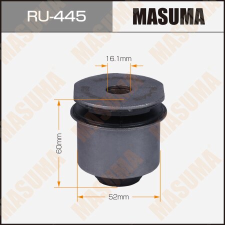 Silent block suspension bush Masuma, RU-445