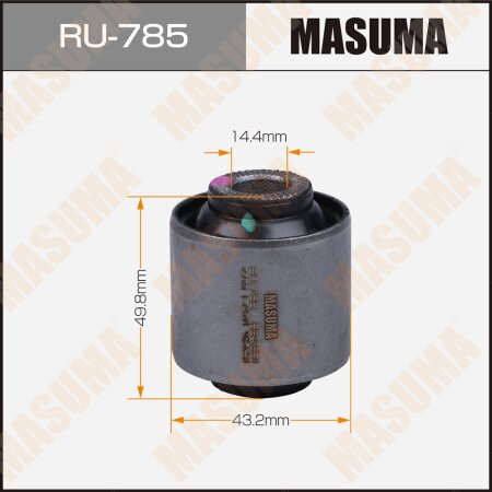 Silent block suspension bush Masuma, RU-785