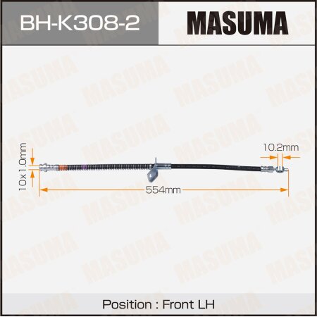 Brake hose Masuma, BH-K308-2