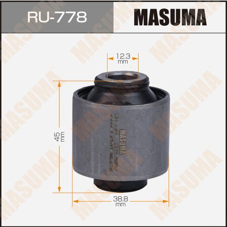 Silent block suspension bush Masuma, RU-778