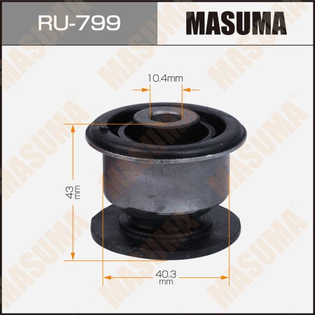 Silent block suspension bush Masuma, RU-799