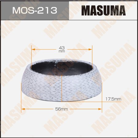 Exhaust pipe gasket Masuma 43x56x17.5, MOS-213