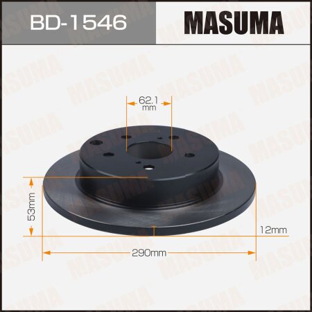 Brake disk Masuma, BD-1546