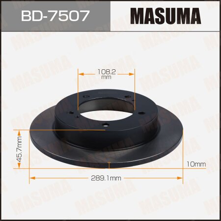 Brake disk Masuma, BD-7507