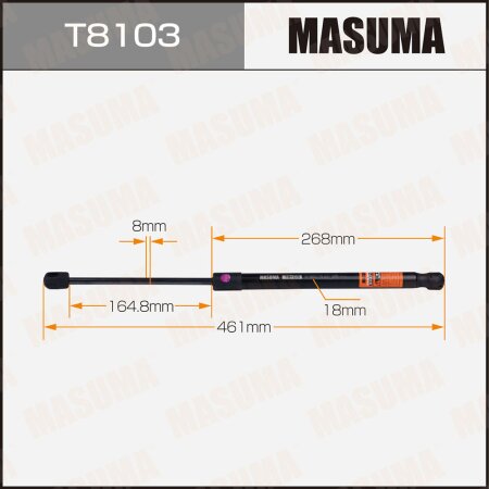 Gas spring trunk(tailgate), T8103