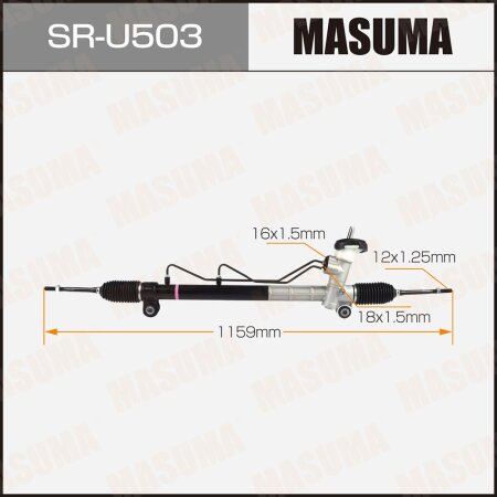 Gear assy, steering, SR-U503