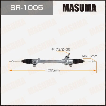 Gear assy, steering, SR-1005