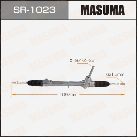 Gear assy, steering, SR-1023