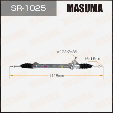 Gear assy, steering, SR-1025