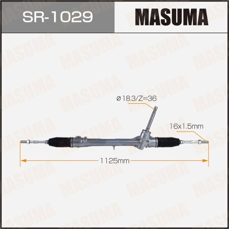 Gear assy, steering, SR-1029