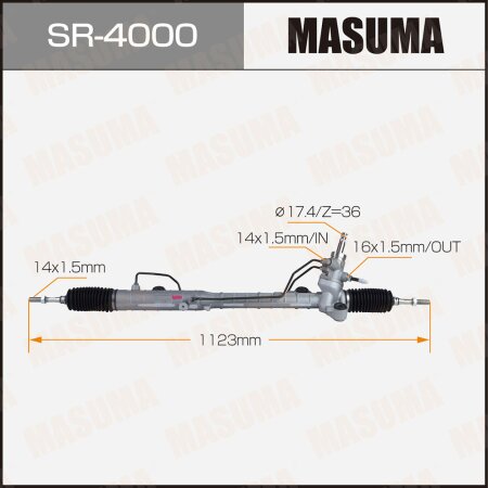 Gear assy, steering, SR-4000