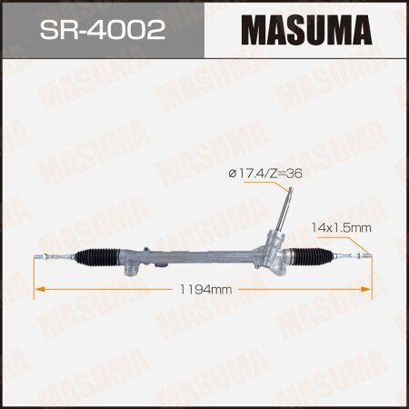 Gear assy, steering, SR-4002