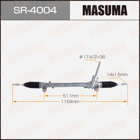 Gear assy, steering, SR-4004