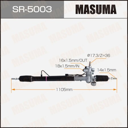 Gear assy, steering, SR-5003