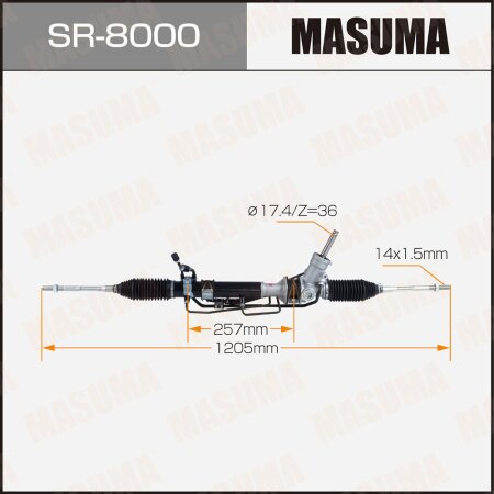 Gear assy, steering, SR-8000