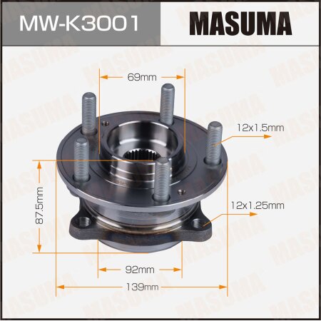 Wheel hub assembly Masuma, MW-K3001