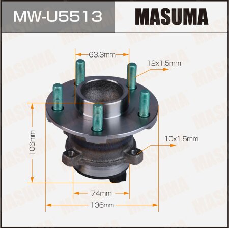 Wheel hub assembly Masuma, MW-U5513