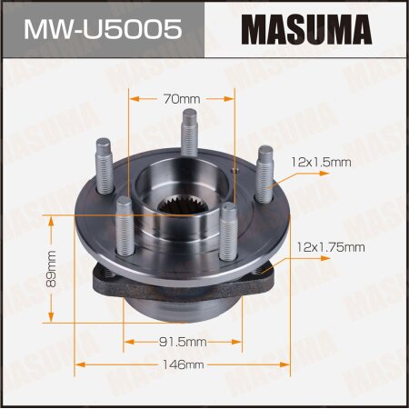 Wheel hub assembly Masuma, MW-U5005