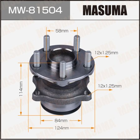 Wheel hub assembly Masuma, MW-81504