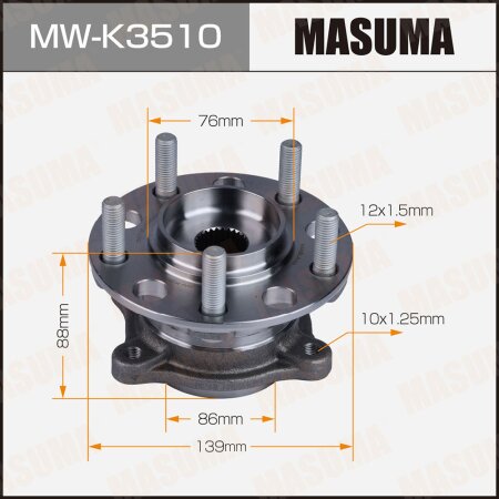 Wheel hub assembly Masuma, MW-K3510