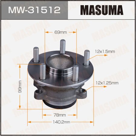 Wheel hub assembly Masuma, MW-31512