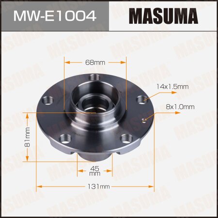 Wheel hub assembly Masuma, MW-E1004