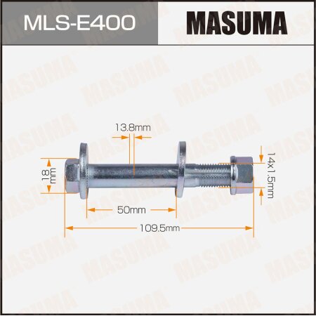 Camber adjustment bolt Masuma, MLS-E400