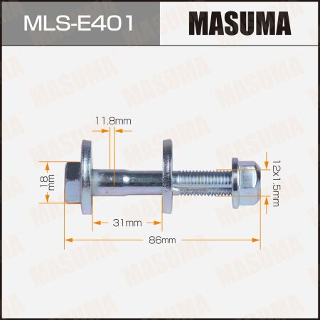 Camber adjustment bolt Masuma, MLS-E401