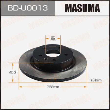 Brake disk Masuma, BD-U0013