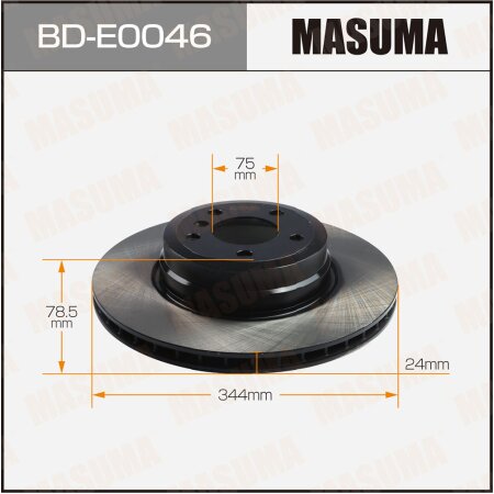 Brake disk Masuma, BD-E0046