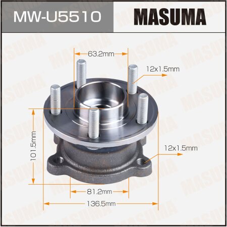 Wheel hub assembly Masuma, MW-U5510