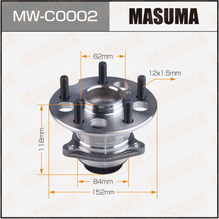 Wheel hub assembly Masuma, MW-C0002