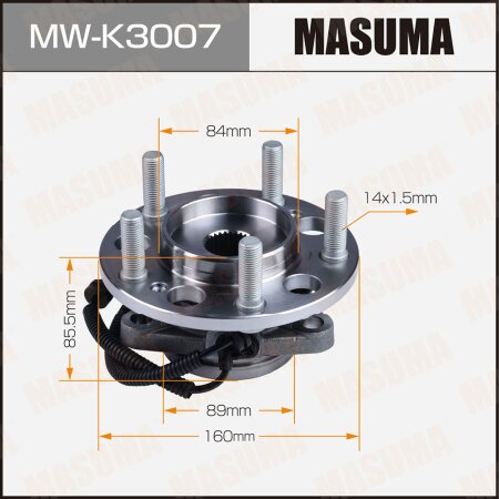 Wheel hub assembly Masuma, MW-K3007