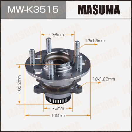 Wheel hub assembly Masuma, MW-K3515