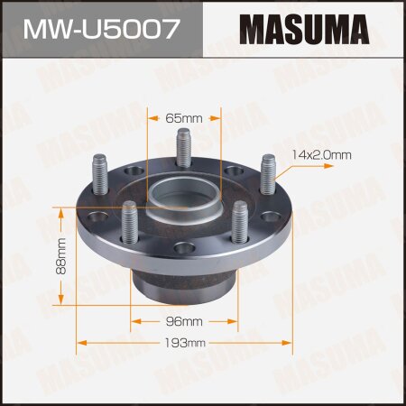 Wheel hub assembly Masuma, MW-U5007