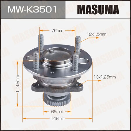 Wheel hub assembly Masuma, MW-K3501