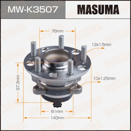 Wheel hub assembly Masuma, MW-K3507