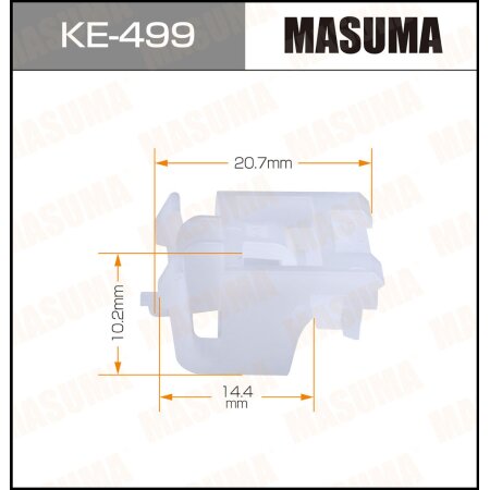 Retainer clip Masuma plastic, KE-499