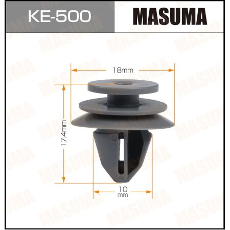 Retainer clip Masuma plastic, KE-500