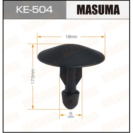 Retainer clip Masuma plastic, KE-504