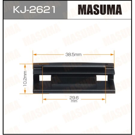 Retainer clip Masuma plastic, KJ-2621