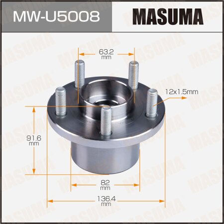 Wheel hub assembly Masuma, MW-U5008